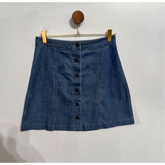 Anthropologie WAYF Denim Skirt - Picture 9 of 10